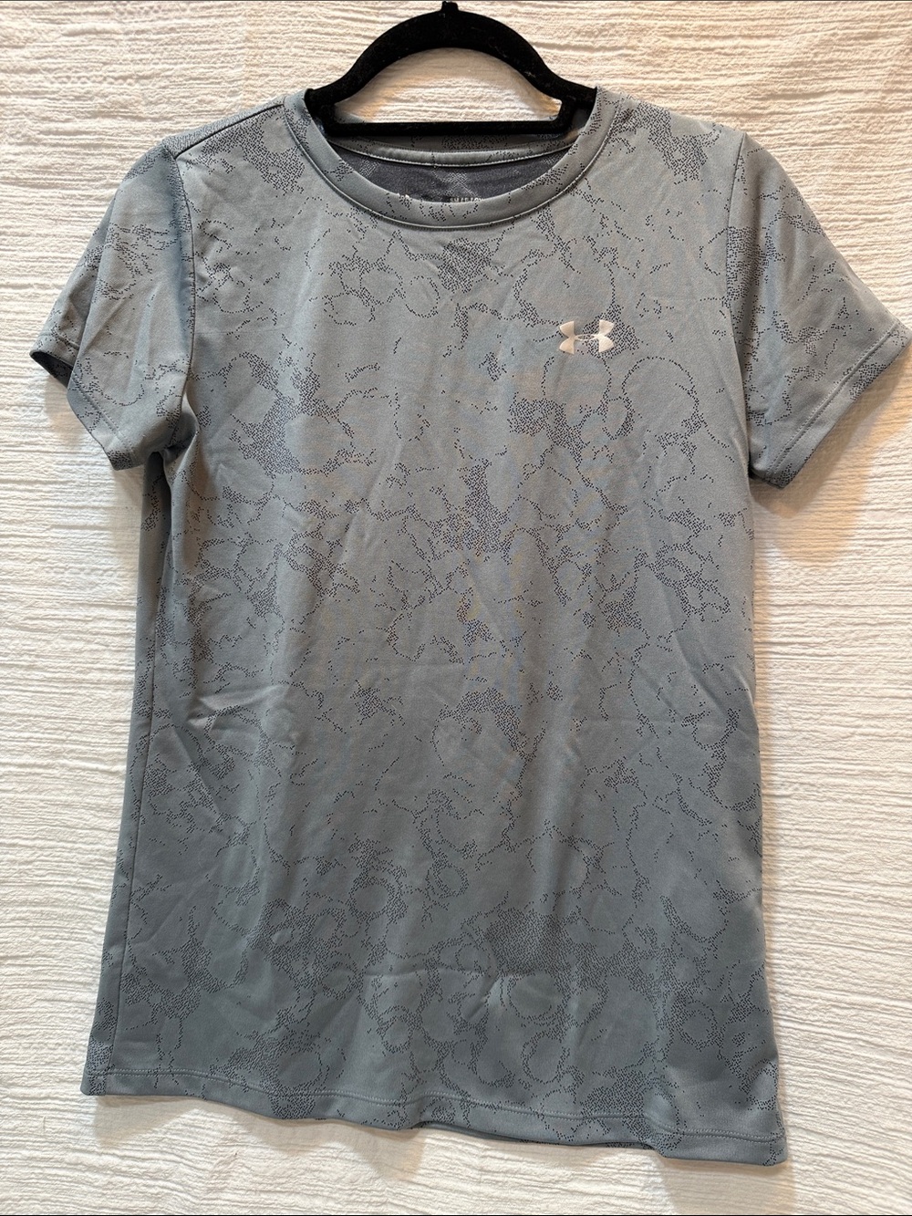 Under Armour Women Short Sleeve Performance Tee - Light Gray Blue